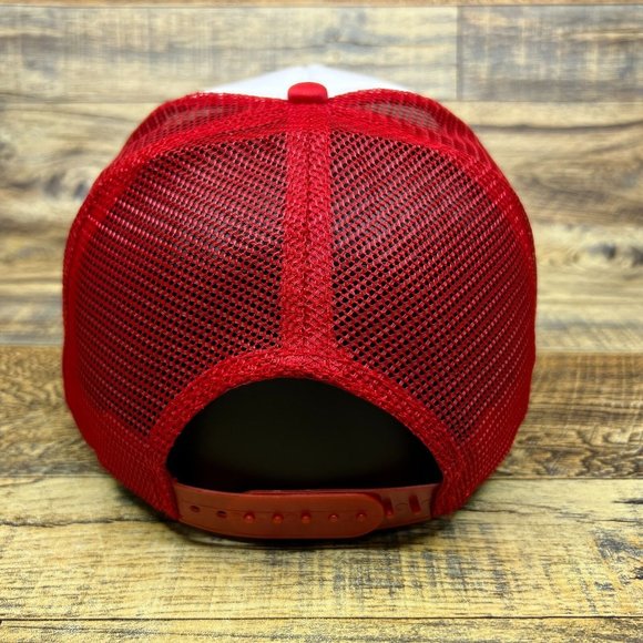 The Clash Mens Trucker Hat Red Snapback 1976 English Rock Band Baseball Cap - Picture 5 of 8